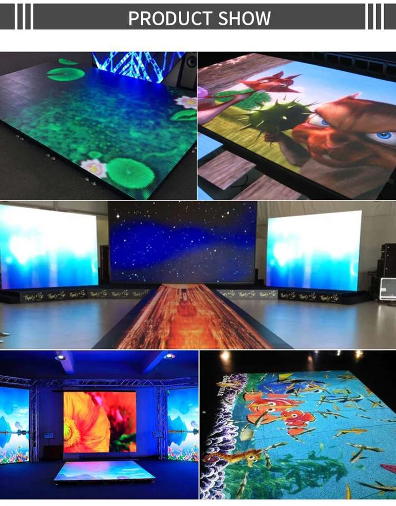 Make Outdoor Nightclub Colorful LED Screen Pixel Dance Floor Panels Lights