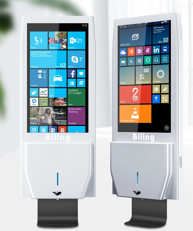 Floor Stands Digital Signage Double Sided Display Wall Mounted Sanitizer Dispensers Hand Sanitizing Billboards