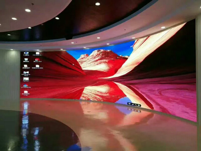 High Refresh Rate Indoor P3.91 Rental Curved LED Video Wall