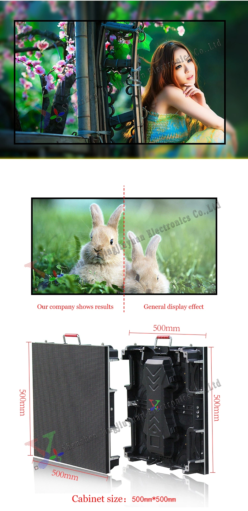 Full Color SMD P3.91 Indoor Outdoor LED Screen for Advertising Rental LED Display