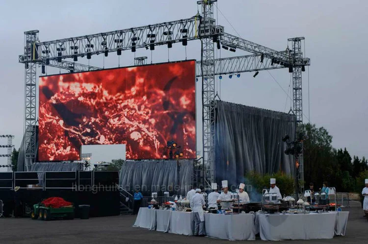 Wide Viewing Angle P3.91/P4.81 Outdoor Rental Big LED Screen Board