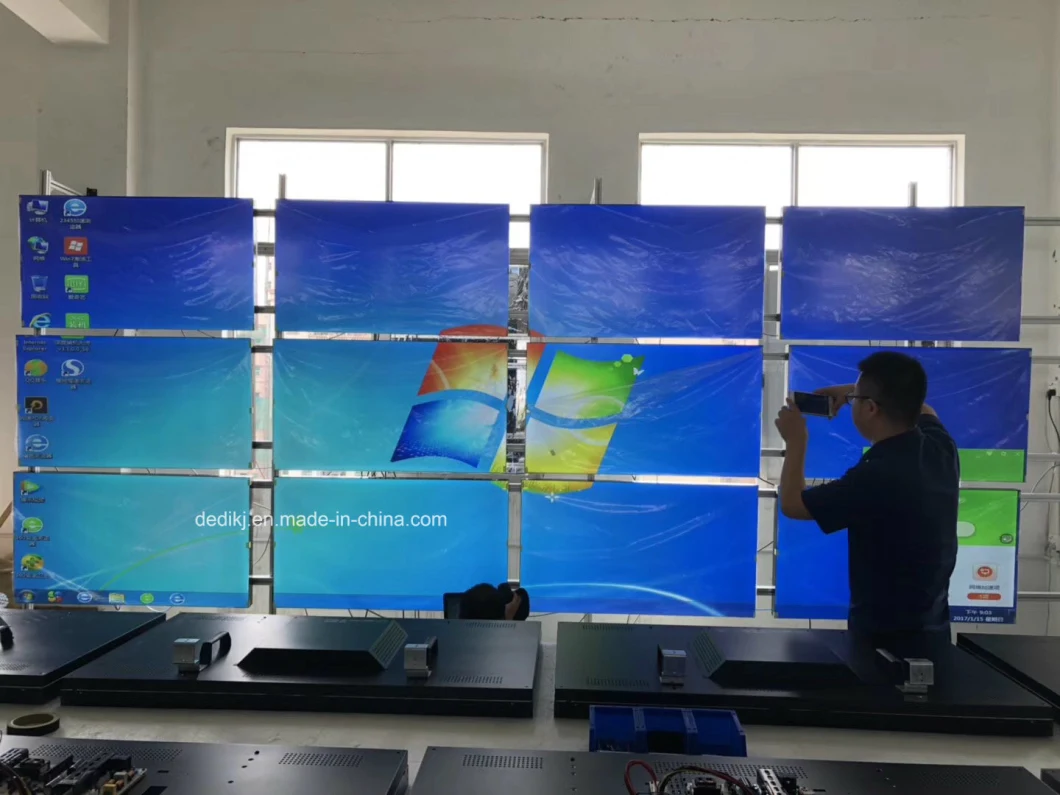 55'' LCD Splice Screen Video Wall Control Room Displays