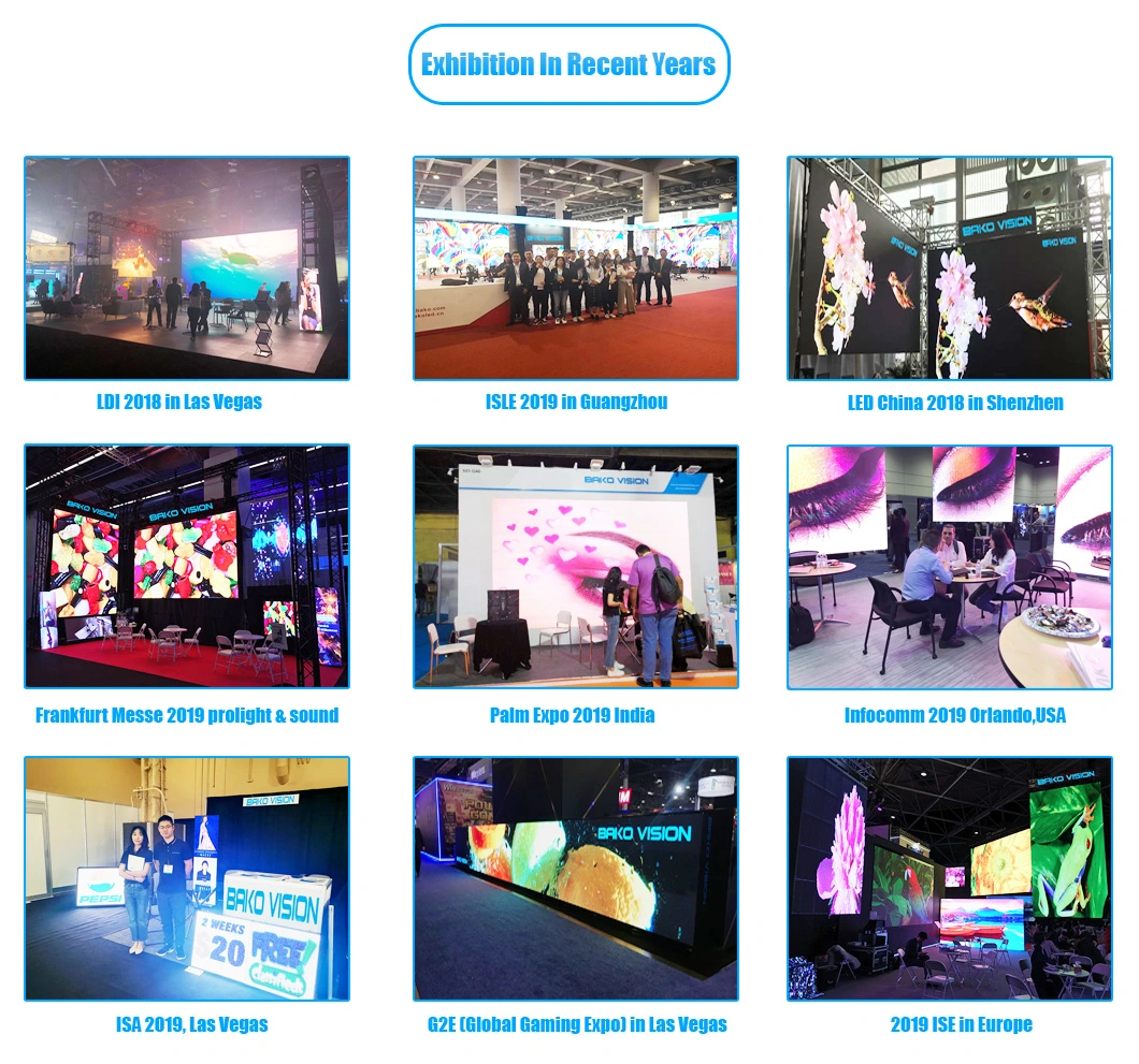 P2.97 Stage Rental Indoor LED Screen Excellent Fidelity Video Wall for Show LED Panels