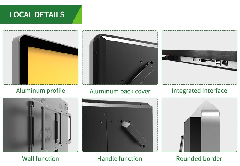 Digital Signage/Wall Mount Digital Signage/WiFi Touch Digital Signage