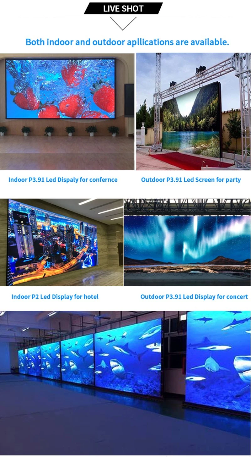 China Giant P3 P3.91 LED Panel Screen Price