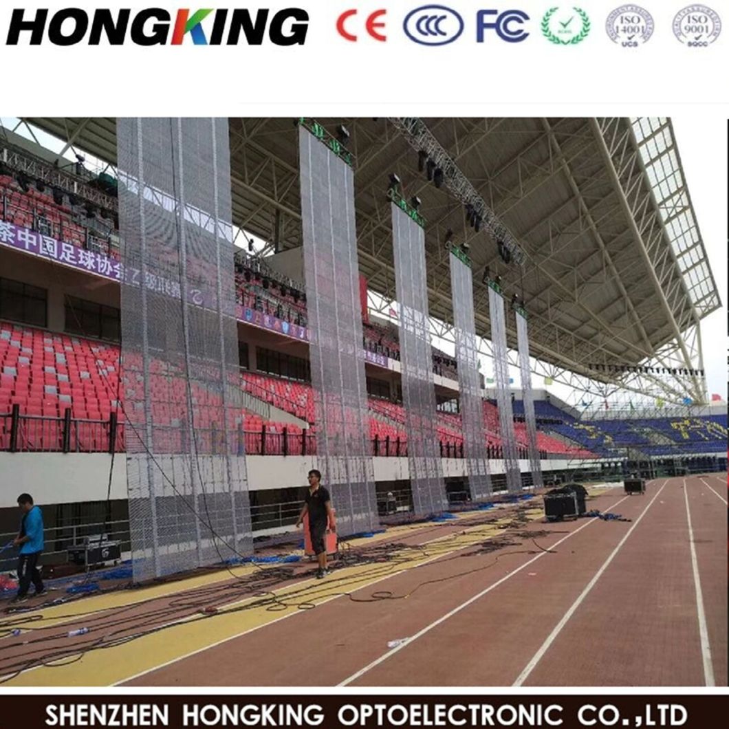 Easy Installation Glass LED Screen for Rental Business Transparent LED Display Panel