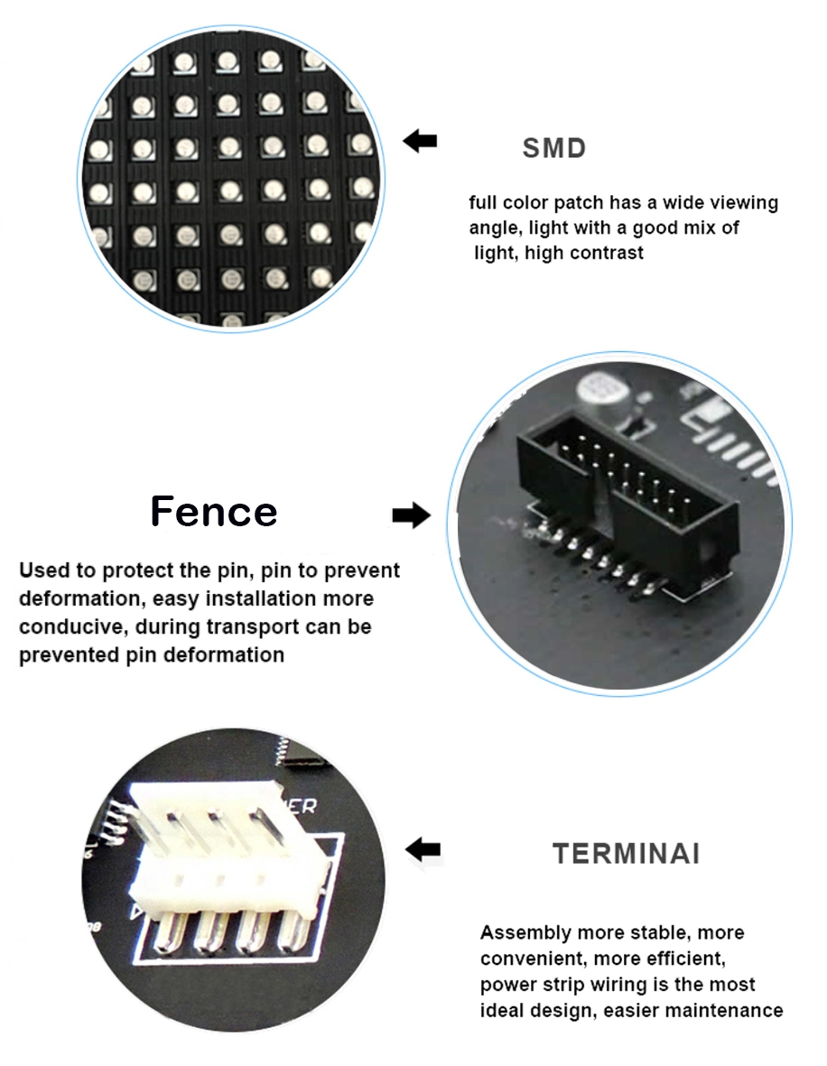 High Resolution Indoor P5 Full Color SMD LED Video Panel