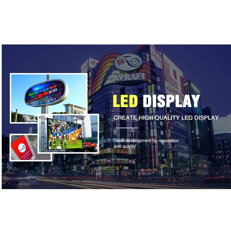 P4 Outdoor High Brightness Full Color LED Advertising Display Video Wall Billboards