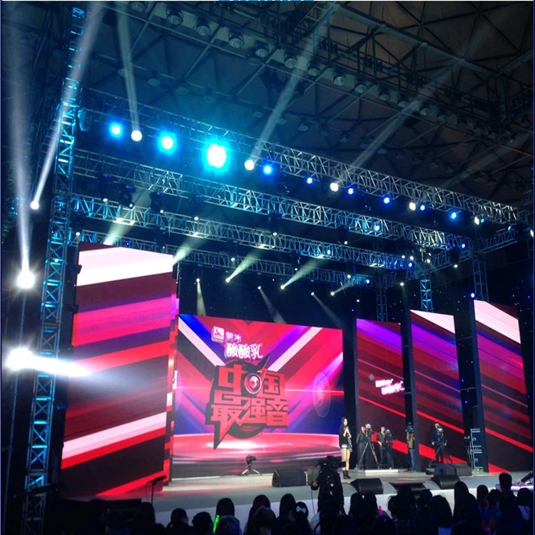 Outdoor P4.81 Big LED Screen Display with Curved for Stage Performance