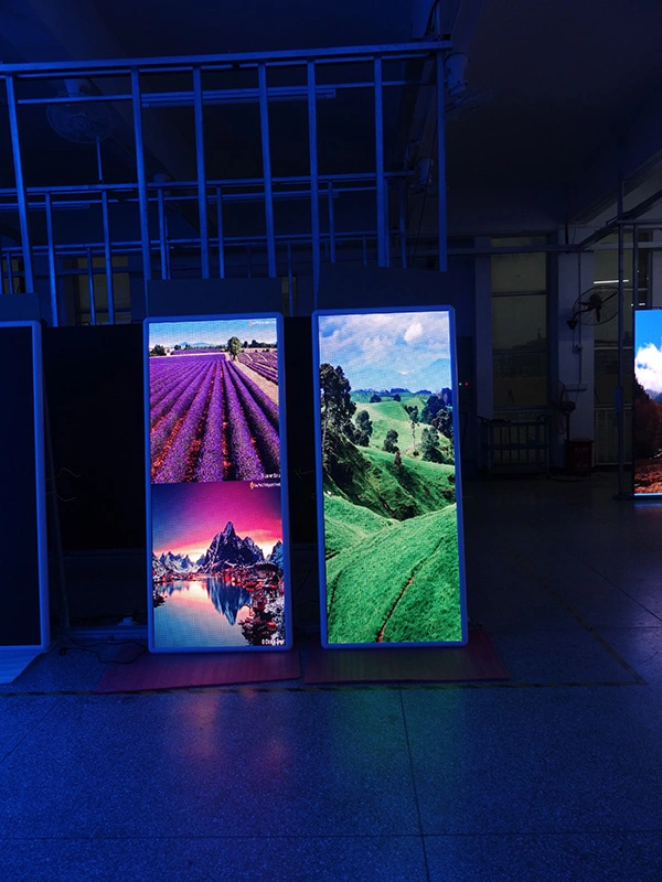 Full Color Standing Floor Indoor LED Advertising Screen P2.5 Poster LED Display