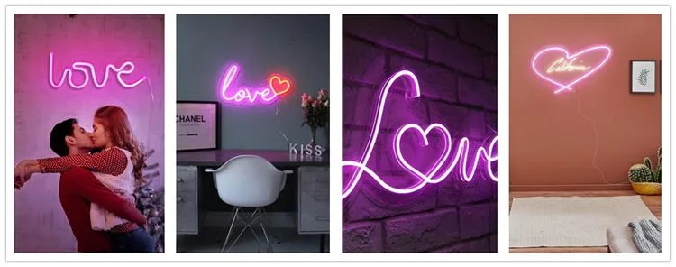 Wall Letter Sign Office Signage Letter LED Light Decoration Live Not Evil LED Neon Sign Letter