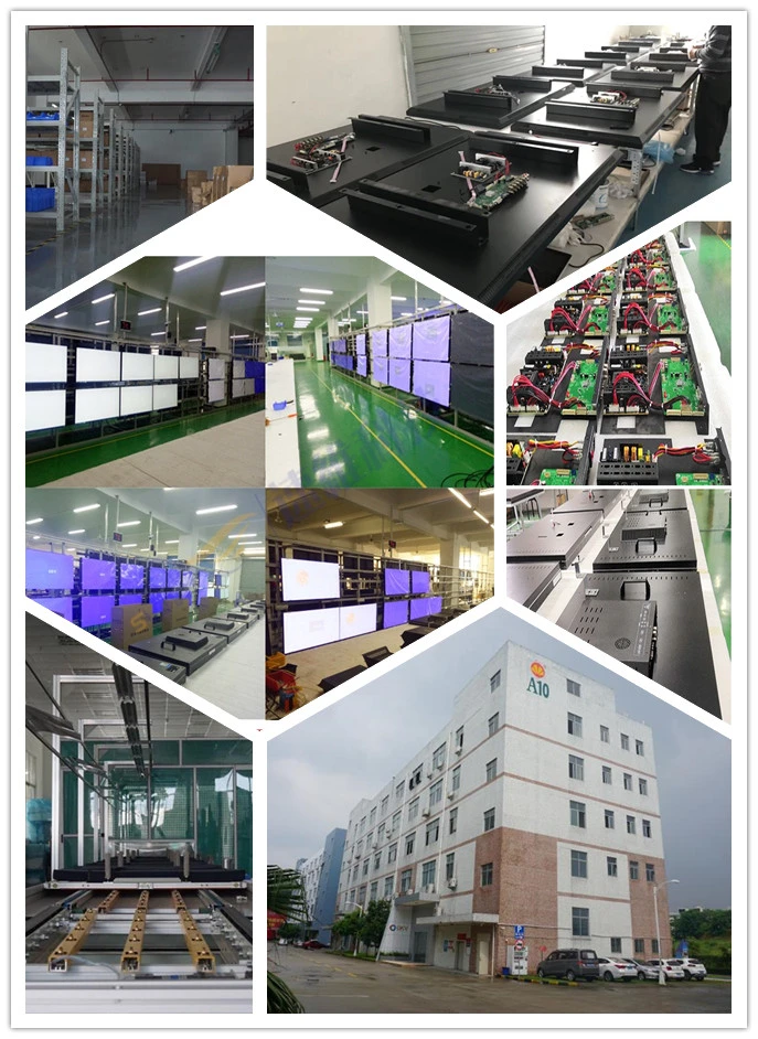 ultra narrow bezel LCD wall panel surveillance LED wall display