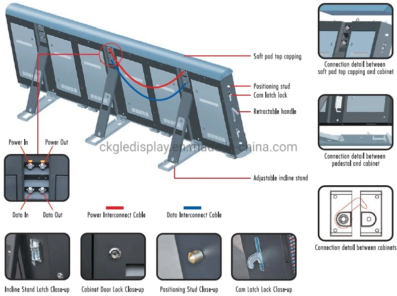 Ckgled Outdoor Stadium RGB LED Display Panel Billboards