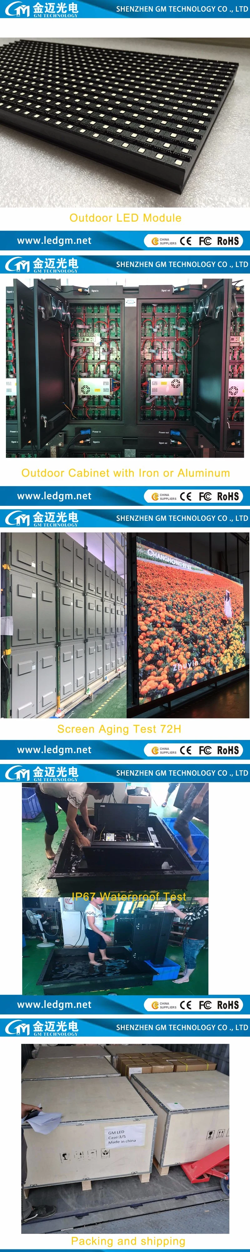 High Brightness P10mm Advertising Full Color Outdoor LED Panel Sign