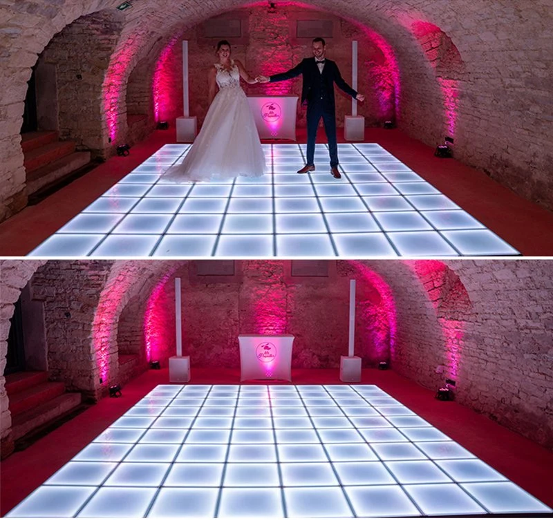 50X50cm Outdoor Waterproof Sensitive Interactive Video LED Dance Floor Tiles Hire New York