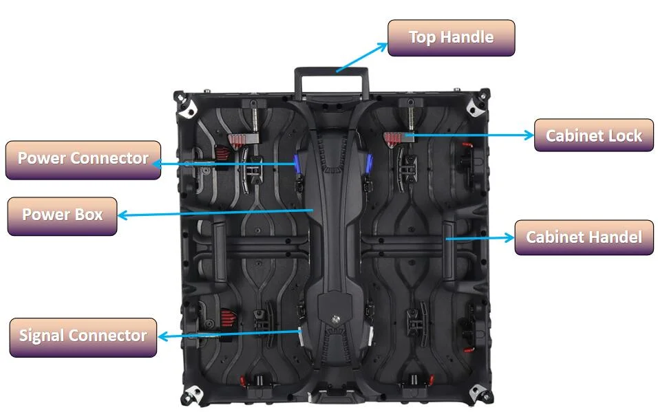 Indoor Rental LED Display P2.6 SMD Stage LED Screen