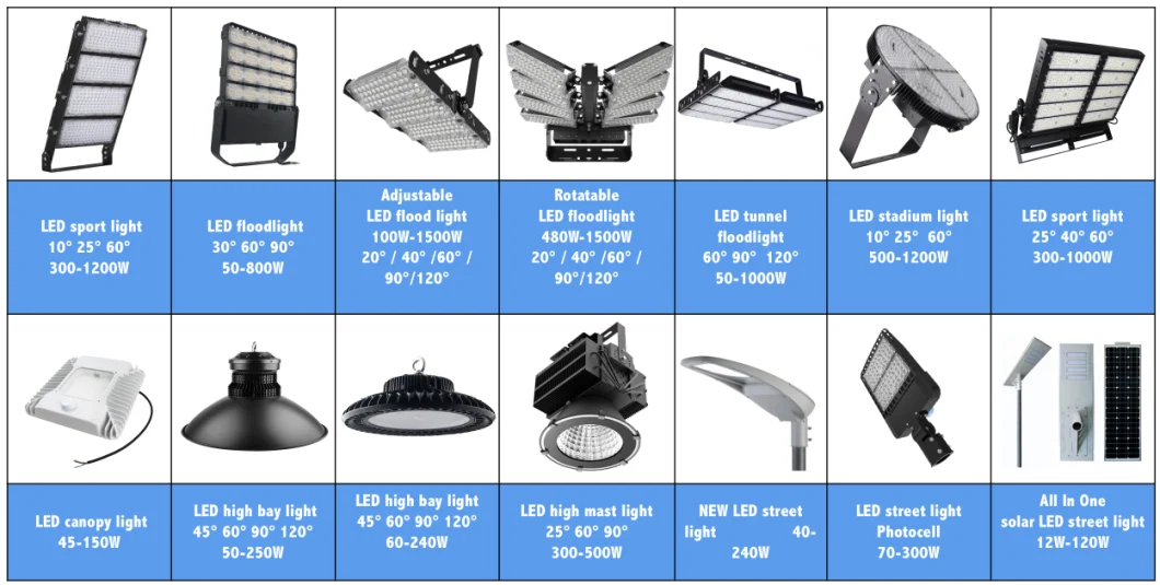 Outdoor Floodlight Billboard LED Tunnel Light 300W LED Spotlight