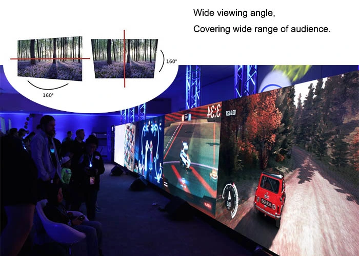 P3.91 Indoor Rental Stage Backdrop LED Screen 500X500mm Curve Available LED Display