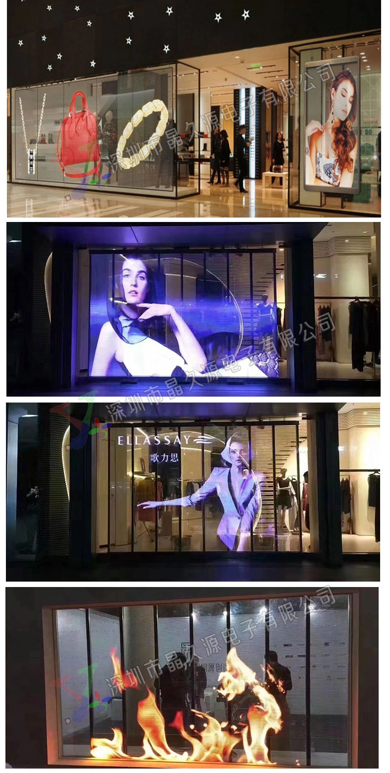 Indoor LED Glass Transparent Iced Screen Display LED Videio Wall