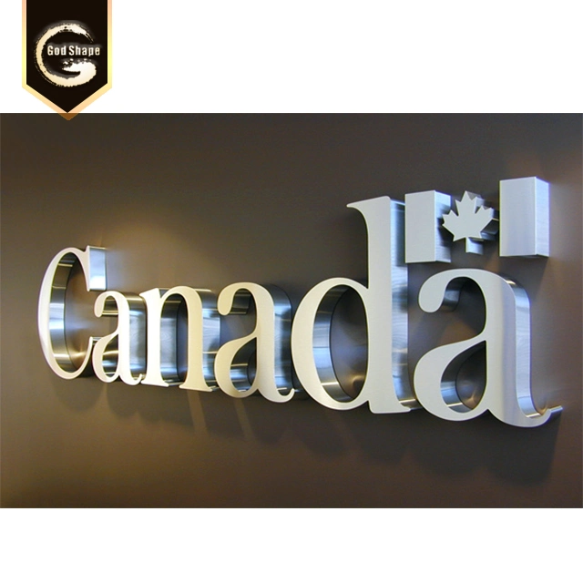 Outdoor Light Signs Channel Luminous Letters Frontlit 3D LED Signage