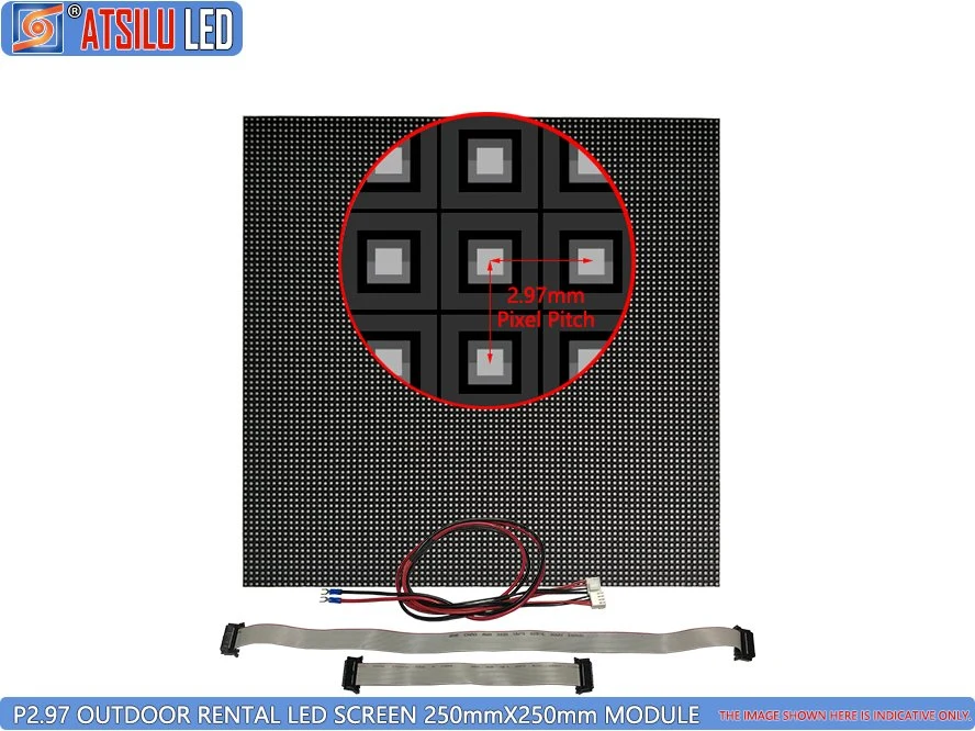 P2.97mm LED Advertising Screen High Definition Rental Stage Screen