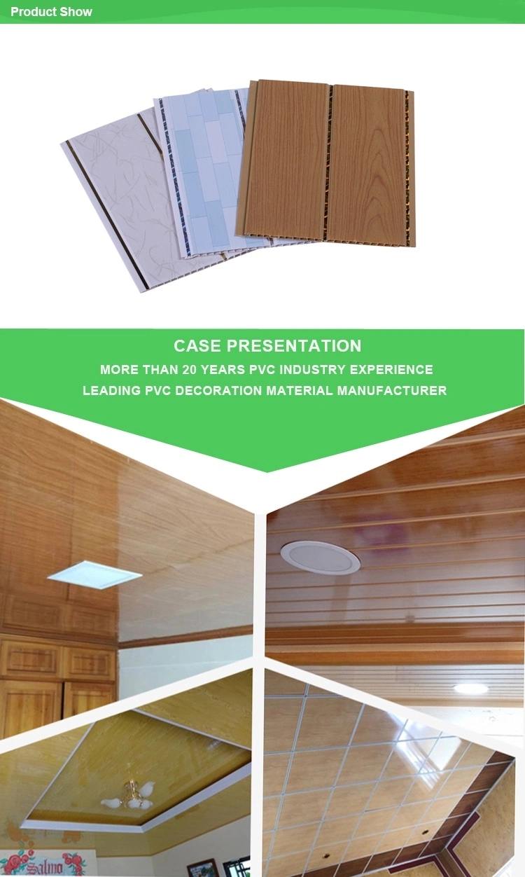 20-30cm Width PVC Wall Ceiling Panel PVC Wall Panel Plastic Bathroom Wall Cladding PVC Panel