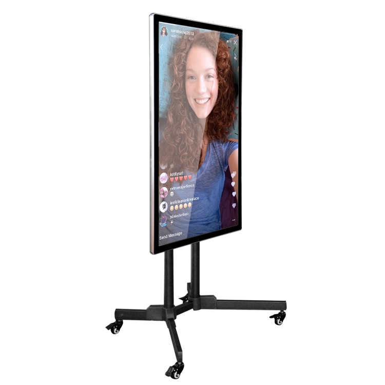 32inch LED Screen Live Video Broadcasting Switcher Equipment Projector Mobile Phone Screen Display Infrared Big Screen