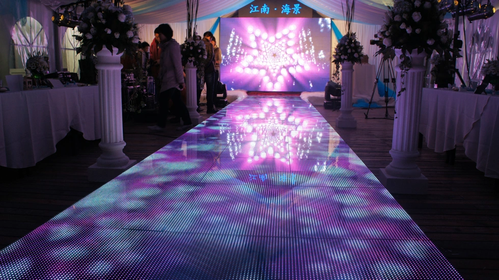 SMD P4.81 Lamp Full Color 1920Hz Indoor Rental Dancing Floor LED Display for Stage