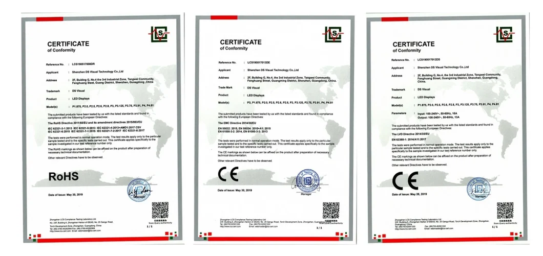 Stage Rental P3.91 Indoor SMD Full Color Stage LED Screen