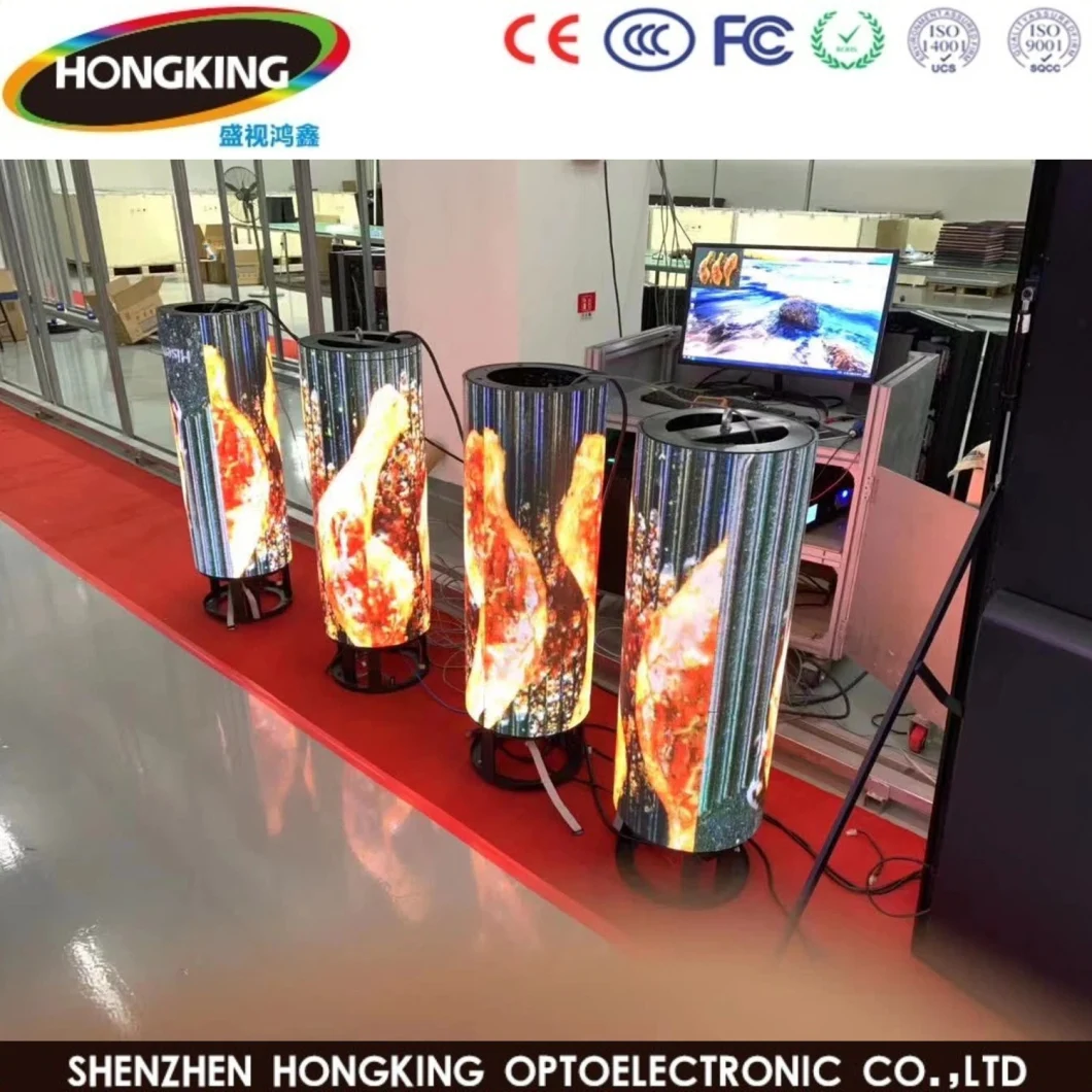 P1.875 P2 P3 Indoor Flexible LED Panel Display Screen Soft LED Module