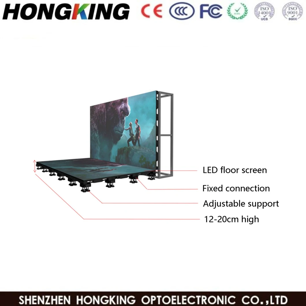 Hot Sale P3.91 P4.81p5.2 Dance Floor LED Screen Display for Stage