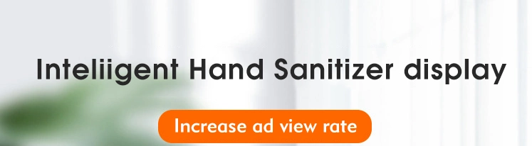 Wall Mounted LCD Advertising Screen Digital Signage Display Hand Sanitizing Billboards