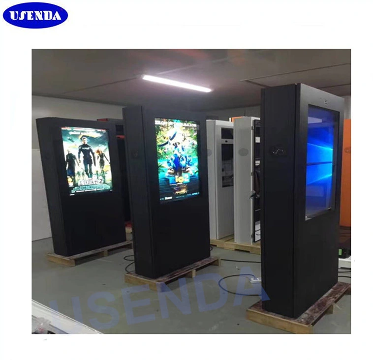 65 Inch Outdoor LED Screen IP65 Grade Waterproof Outdoor LCD Digital Signage Kiosk