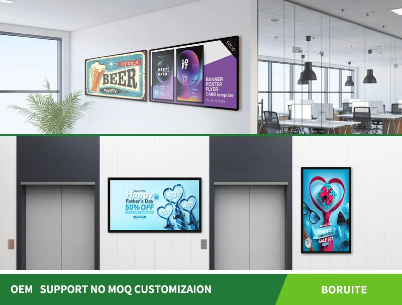 Digital Signage/Wall Mount Digital Signage/WiFi Touch Digital Signage