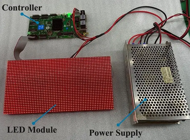 LED 64*32 LED Display Panel P4 Indoor SMD RGB Full Color Video LED Display Module