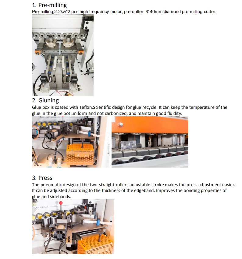 Automatic Edge Banders Table Top Edgebander Automatic Edge Bander for Curved Panels