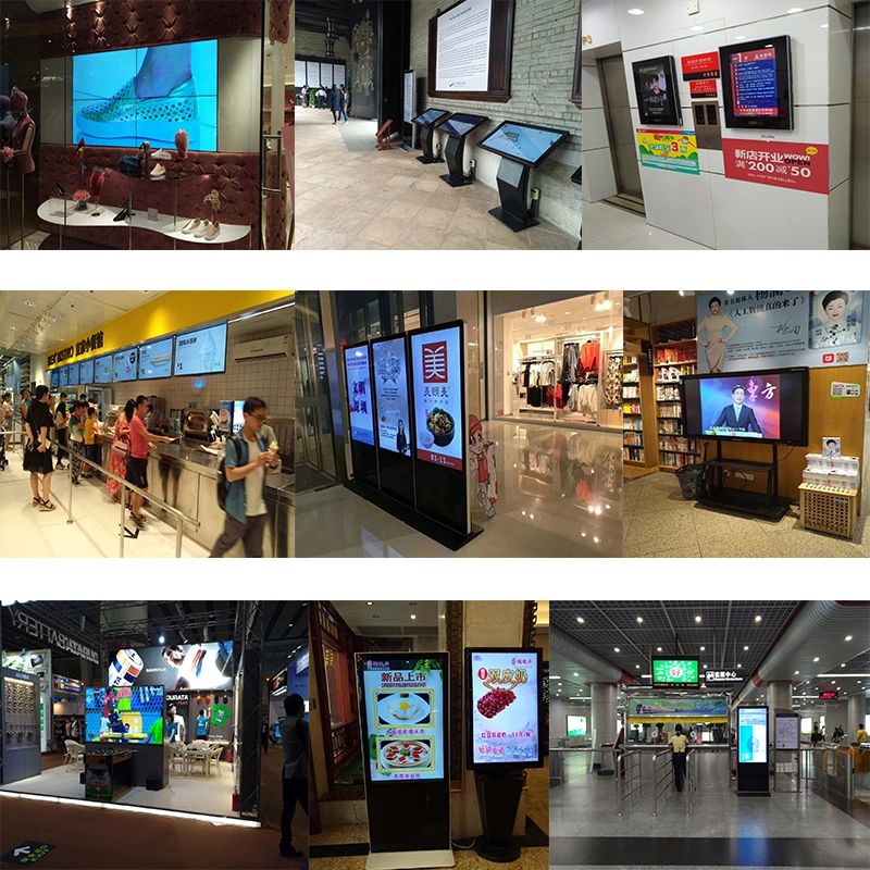 Shopping Mall LED Screen Floor Standing Digital Signage Touch Screen