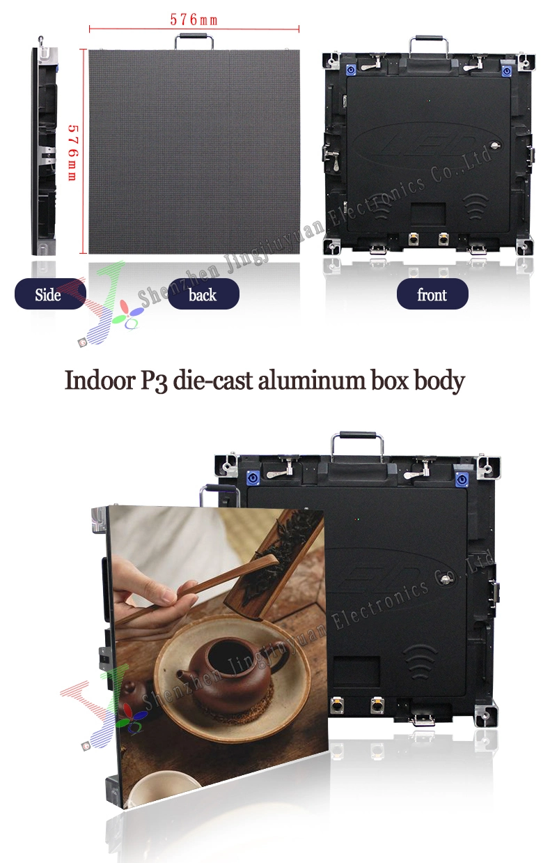 Indoor P6 SMD3528 LED Display, 5mm Indoor Rental LED Screen