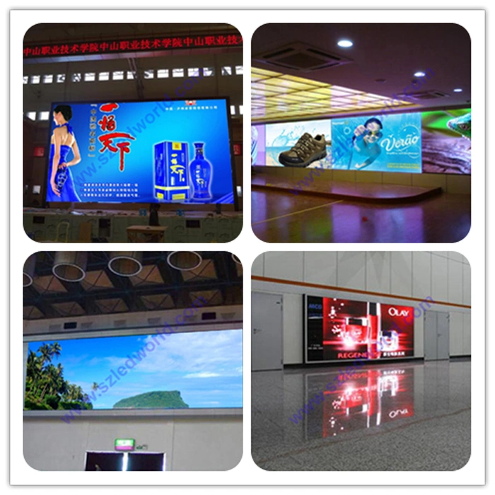 P2 P2.5 P5 High Definition Rental Indoor LED Screen Display Panel with 480X480 mm Die-Caste Cabinet for Exhibition