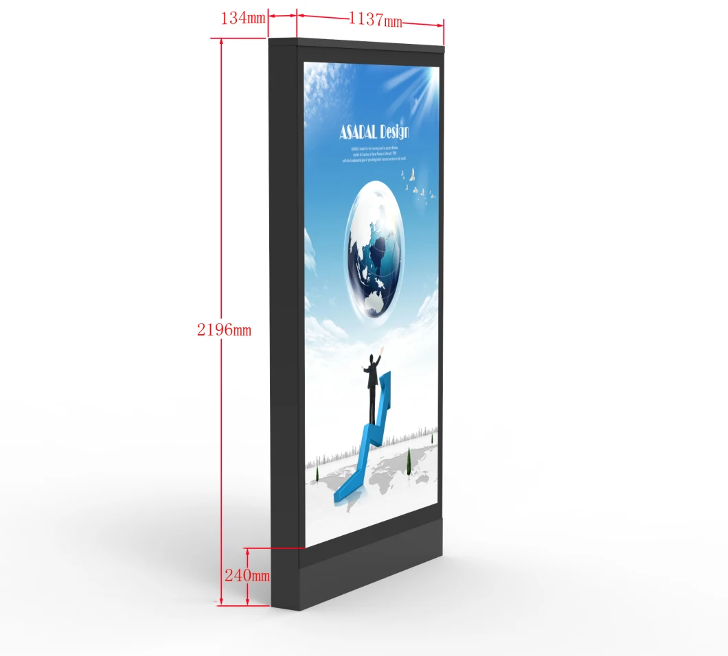 OEM ODM Advertising Screen Advertising Player Ultrathin Vertical Advertising Kiosk LCD Digital Signage