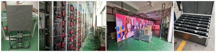 Indoor Curved P2.976 Rental LED Video Display for Stage Concert LED Video Wall 500mmx500mm Cabinet