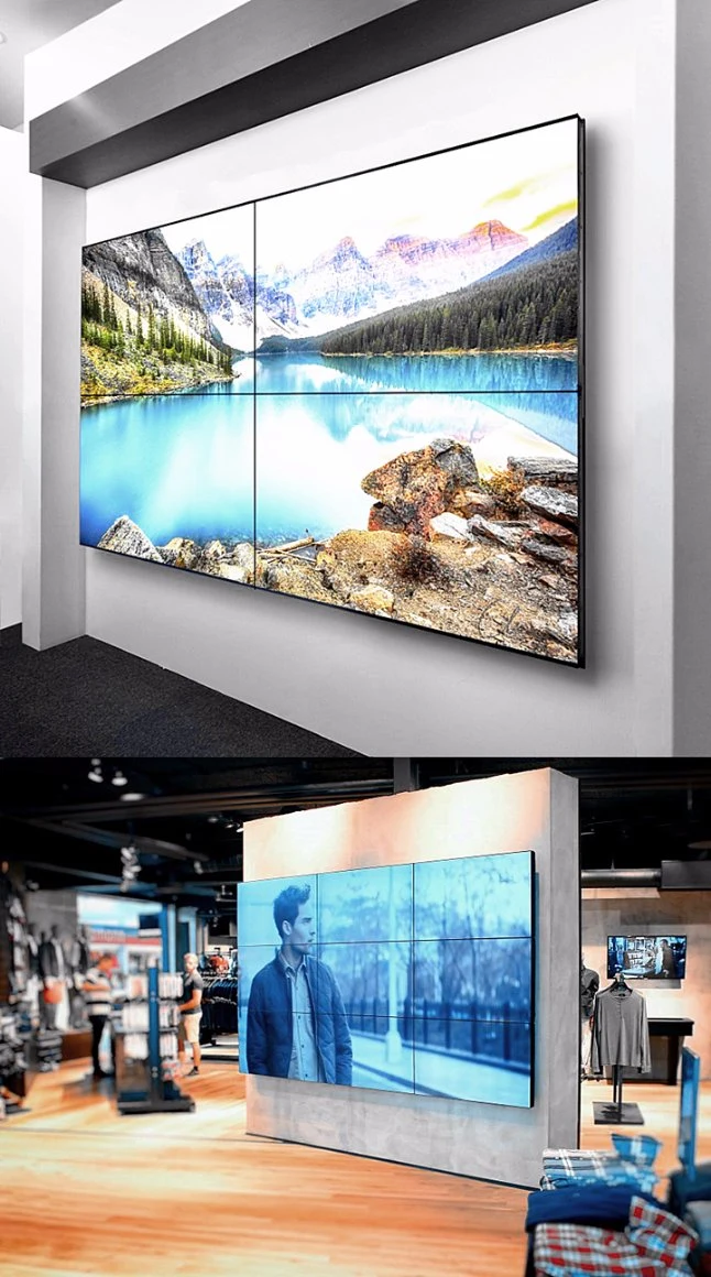 New Wall Mounting Video Wall Manufacturers Wholesale 46 Inch Smart LCD TV Display LCD Video Wall Screen Digital Signage Display