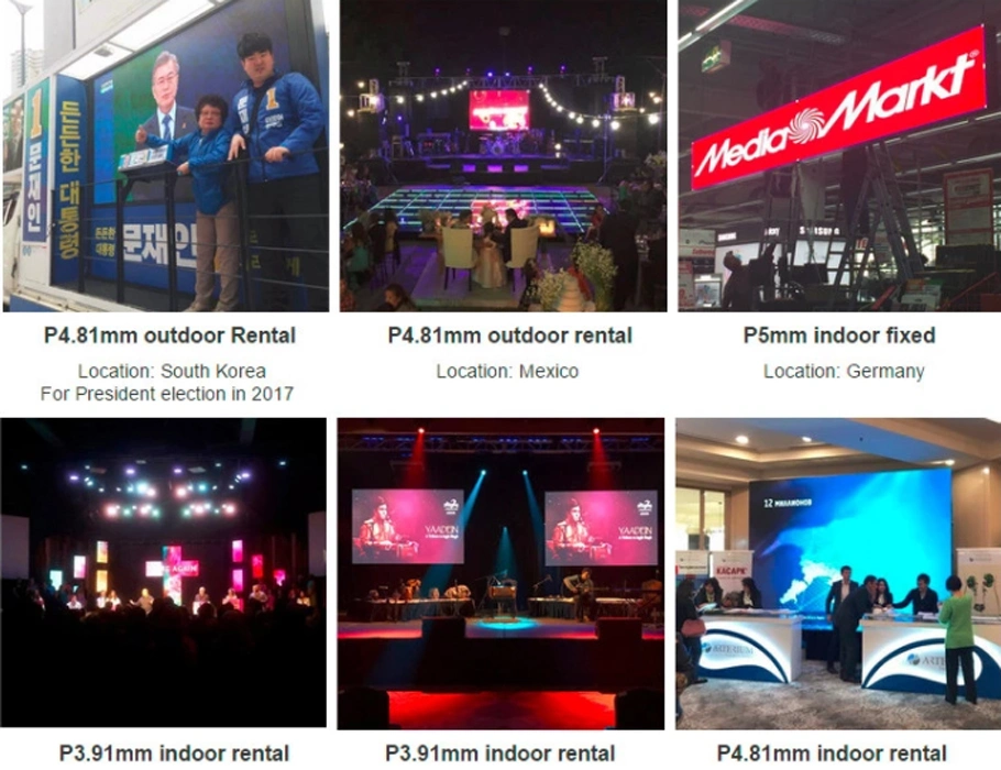 Factory Price LED Screen Panel / LED Module Display for Both Indoor and Outdoor Events