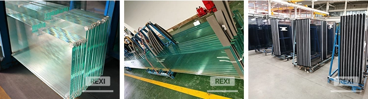 6.38mm-40.28 mm flat/curved Laminated Glass Panels