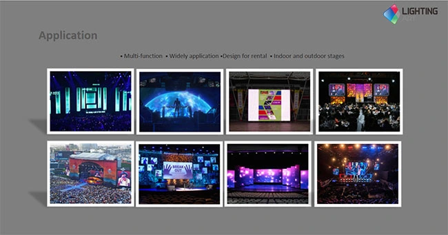 Die Casting Cabinet Mobile Stage P3.91 P 3.91 LED Screen Module Video Wall Rental Display