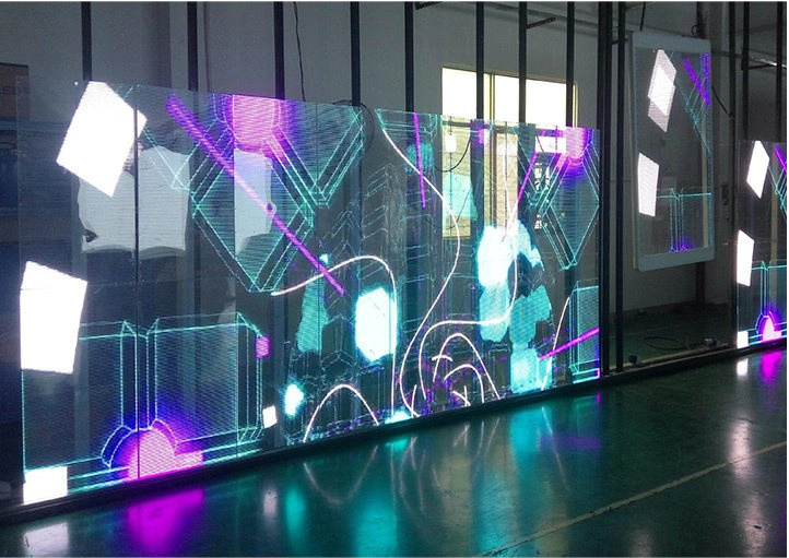 Full Color Indoor Transparent LED Screen P2.5 P3.91 Transparent LED Display