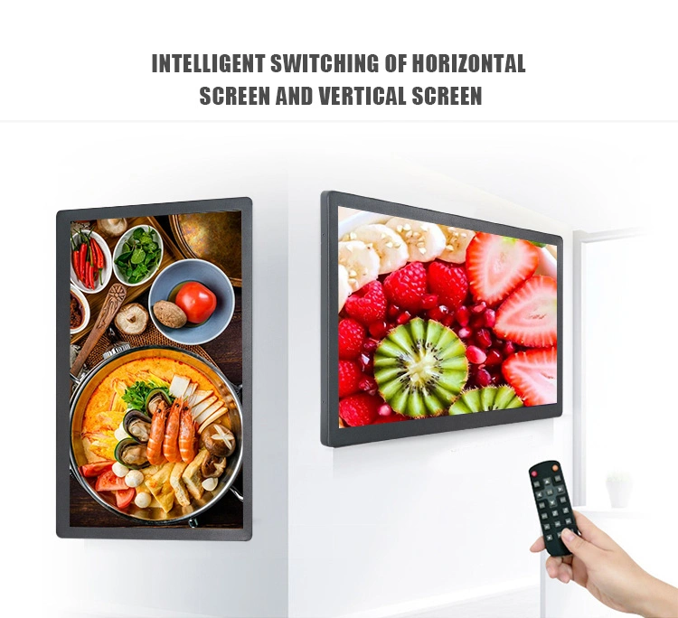 LCD Panel 32 Inch TV Wall Mounted Display Outdoor Video Wall Screen Price Digital Signage for Advertising Equipment