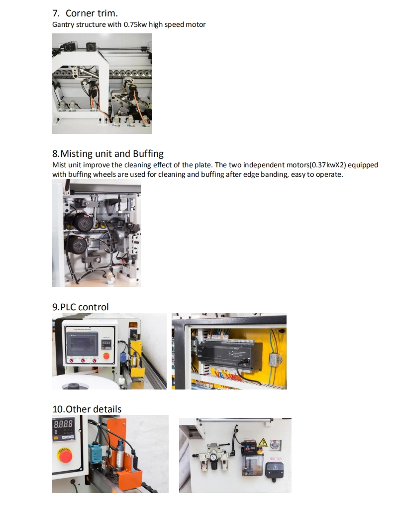 Automatic Edge Banders Table Top Edgebander Automatic Edge Bander for Curved Panels