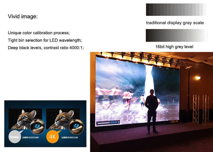 Curve Stage Backdrop LED Display, P3.91 Flexible Circle Shape Screen