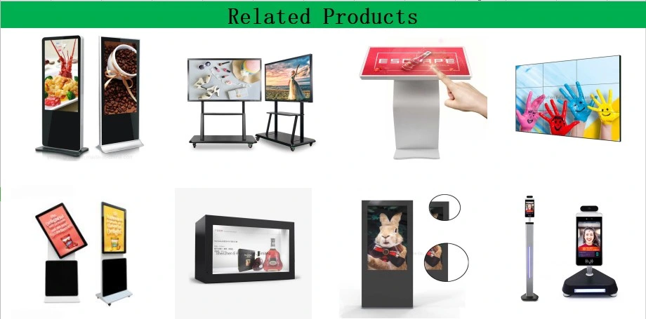 Vertical Screen 32'' Single-Sided Full Colour LED Display and LED Screen Advertising